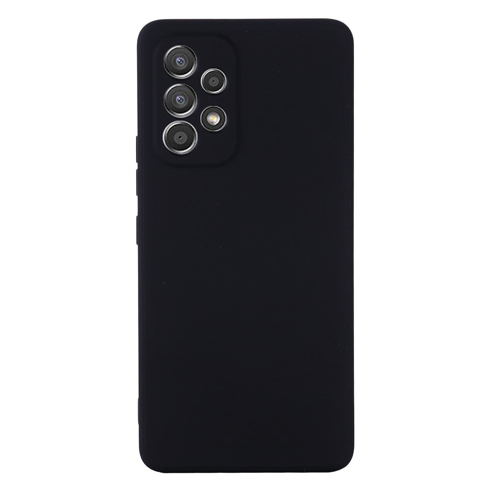 Liquid Silicone Phone Case for Samsung Galaxy A33 5G, Drop Protection Microfiber Lining Cushion Anti-Scratch Cover with Strap