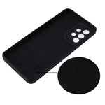 Liquid Silicone Phone Case for Samsung Galaxy A33 5G, Drop Protection Microfiber Lining Cushion Anti-Scratch Cover with Strap