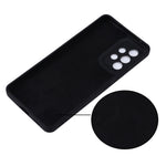 Liquid Silicone Phone Case for Samsung Galaxy A53 5G, Soft Touch Microfiber Lining Shockproof Anti-Scratch Shell with Strap