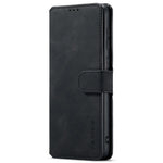DG.MING For Samsung Galaxy A33 5G Retro Style Magnetic Closure Shockproof PU Leather Wallet Phone Case with Stand