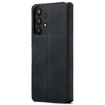 DG.MING For Samsung Galaxy A33 5G Retro Style Magnetic Closure Shockproof PU Leather Wallet Phone Case with Stand