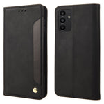 Til Samsung Galaxy A13 4G Stødsikker Sammenføjet PU Læder Cover Pung Stander Hudvenligt Telefoncover