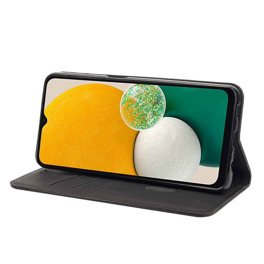 Til Samsung Galaxy A13 4G Stødsikker Sammenføjet PU Læder Cover Pung Stander Hudvenligt Telefoncover