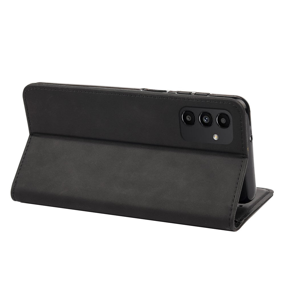 Til Samsung Galaxy A13 4G Stødsikker Sammenføjet PU Læder Cover Pung Stander Hudvenligt Telefoncover