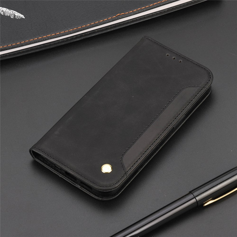 Til Samsung Galaxy A13 4G Stødsikker Sammenføjet PU Læder Cover Pung Stander Hudvenligt Telefoncover