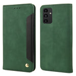 Til Samsung Galaxy A13 4G Stødsikker Sammenføjet PU Læder Cover Pung Stander Hudvenligt Telefoncover