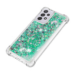 LE1 Series Glitter Cover til Samsung Galaxy A73 5G, Glimmer Kvicksand Flydende Blød TPU Beskyttende Telefoncover