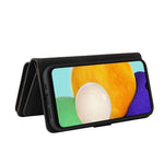 For Samsung Galaxy A13 4G Zipper Wallet Case with 15 Card Slots and Strap Leather Phone Cover