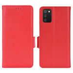 Til Samsung Galaxy A02s (164,2 mm) / A03s (164,2 mm) Litchi tekstur PU-læder cover med stander og pung i TPU