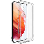 IMAK UX-5-serien TPU-skal för Samsung Galaxy S22 5G, reptåligt, smalt, transparent baksida för mobilen