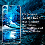 IMAK UX-5 Series Crystal Clear Case for Samsung Galaxy S22+ 5G, Flexible TPU Shockproof Slim Lightweight Cover