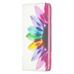 Til Samsung Galaxy A33 5G Mønstertryk PU-læder Cover Stativ Skjult Magnetisk Adsorption Stødsikker Flip Wallet Telefonetui