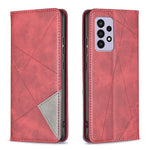 Til Samsung Galaxy A33 5G telefoncover aftryk mønster splejsning stil telefoncover kortlommer design læder telefonetui