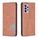 Til Samsung Galaxy A33 5G telefoncover aftryk mønster splejsning stil telefoncover kortlommer design læder telefonetui