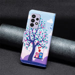 For Samsung Galaxy A33 5G Pattern Printing PU Leather Magnetic Flip Cover Stand Function Wallet Purse Case
