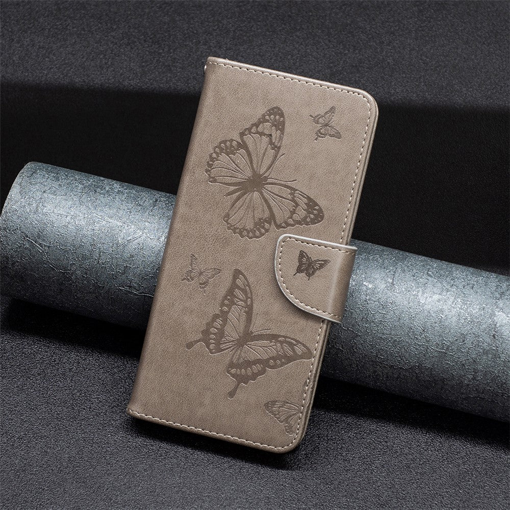 For Samsung Galaxy A33 5G Drop-Proof Protection Multiple Butterfly Imprinted PU Leather Flip Folio Cover Wallet Stand Case