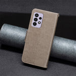 Samsung Galaxy A33 5G Stoppskyddande PU-läder med flera fjärilstryck, flipfodral, plånboksfodral, stativ