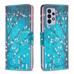 For Samsung Galaxy A33 5G Pattern Printing PU Leather Wallet Stand Shockproof Protective Flip Cover