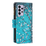BF03 Lynlås Pung Cover til Samsung Galaxy A33 5G, Mønsterprint PU Læder Stand Funktion Flip Cover med Rem