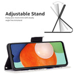 Til Samsung Galaxy A13 4G / A13 5G / A04 4G (164,4 x 76,3 x 9,1 mm) Stand Wallet Mønster Cover PU Læder Telefonetui