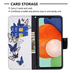 Til Samsung Galaxy A13 4G / A13 5G / A04 4G (164,4 x 76,3 x 9,1 mm) Stand Wallet Mønster Cover PU Læder Telefonetui
