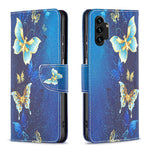 Til Samsung Galaxy A13 4G / A13 5G / A04 4G (164,4 x 76,3 x 9,1 mm) Stand Wallet Mønster Cover PU Læder Telefonetui