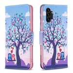 Til Samsung Galaxy A13 4G / A13 5G / A04 4G (164,4 x 76,3 x 9,1 mm) Stand Wallet Mønster Cover PU Læder Telefonetui