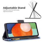 BF03 Pattern Printing Phone Case for Samsung Galaxy A13 4G / A13 5G / A04 4G (164.4mm) PU Leather Zipper Wallet Stand with Strap