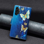 BF03 Pattern Printing Phone Case for Samsung Galaxy A13 4G / A13 5G / A04 4G (164.4mm) PU Leather Zipper Wallet Stand with Strap