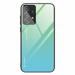 For Samsung Galaxy A33 5G Drop-proof Anti-scratch Gradient Tempered Glass Protective Cover TPU Frame Cell Phone Case