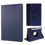 Til Samsung Galaxy Tab S10 FE / S9 FE / S9 / S8 / S7 Tablet Etui Roterende Stand PU-læder Cover med Elastikbånd
