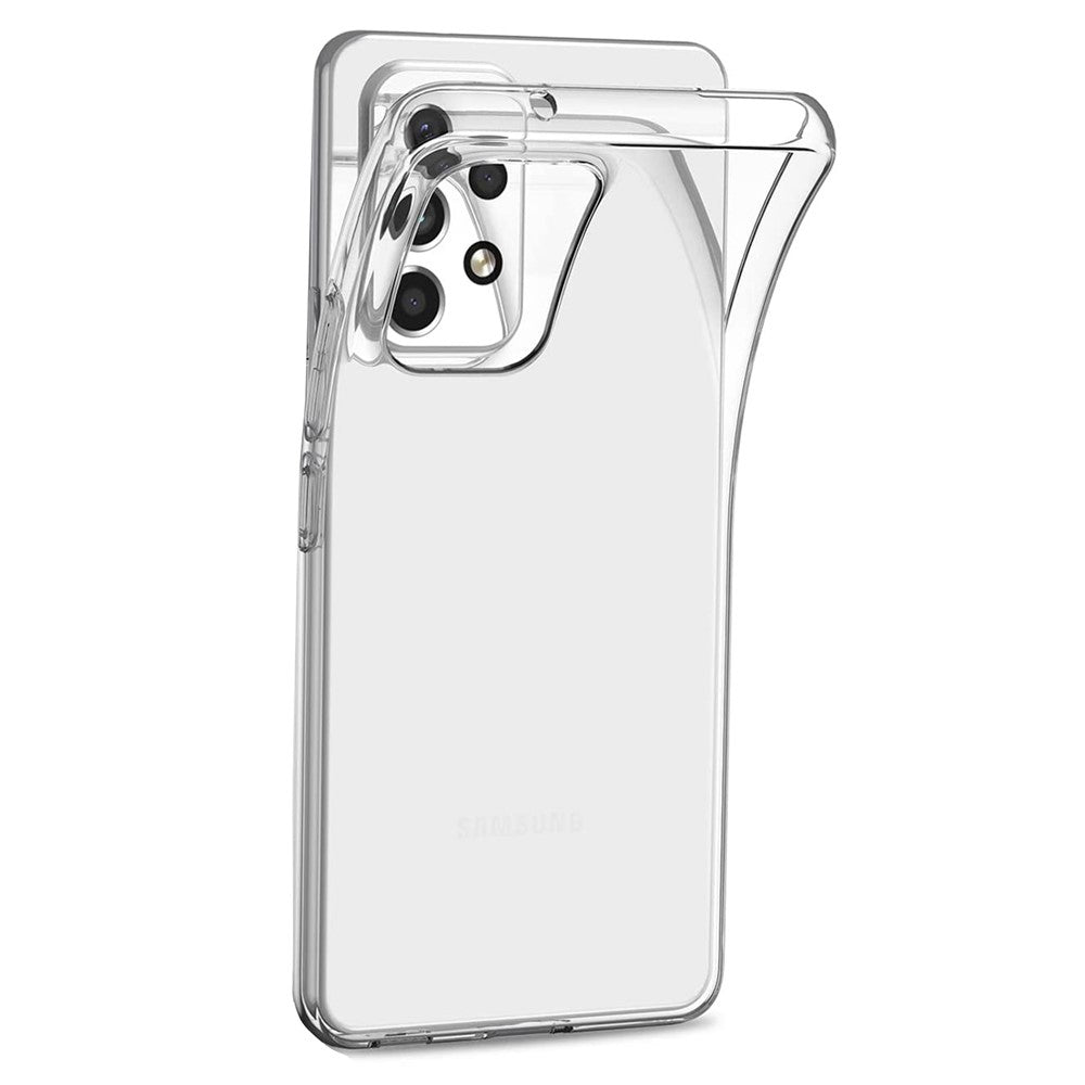 Til Samsung Galaxy A53 5G Mobiltelefoncover Klart Blødt TPU Anti-fingeraftryk Beskyttende Telefoncover
