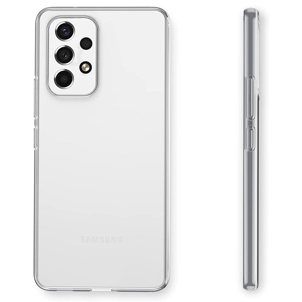 Til Samsung Galaxy A53 5G Mobiltelefoncover Klart Blødt TPU Anti-fingeraftryk Beskyttende Telefoncover