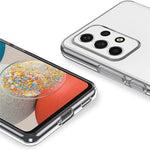 Til Samsung Galaxy A53 5G Mobiltelefoncover Klart Blødt TPU Anti-fingeraftryk Beskyttende Telefoncover