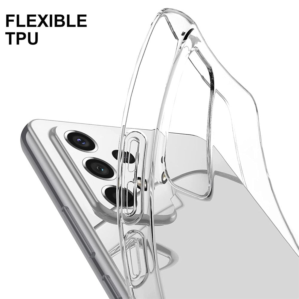 Til Samsung Galaxy A53 5G Mobiltelefoncover Klart Blødt TPU Anti-fingeraftryk Beskyttende Telefoncover
