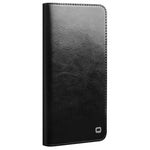 QIALINO for Samsung Galaxy S22+ 5G Folio Flip Stand Design Anti-Fall Genuine Leather Mobile Phone Case with Wallet