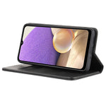 Magnetic Auto-absorbed PU Leather Case for Samsung Galaxy A33 5G, Folio Flip Wallet Stand Phone Cover