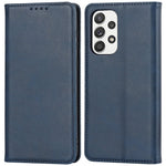 Magnetic Auto-absorbed PU Leather Case for Samsung Galaxy A33 5G, Folio Flip Wallet Stand Phone Cover
