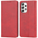 Magnetic Auto-absorbed PU Leather Case for Samsung Galaxy A33 5G, Folio Flip Wallet Stand Phone Cover