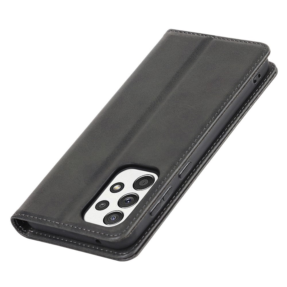 PU Læder + TPU Pung Telefonetui til Samsung Galaxy A53 5G, Sammenklappeligt Stander Magnetisk Automatisk Lukning Cover