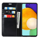 For Samsung Galaxy A33 5G Magnetic Auto Closing Crazy Horse Texture Genuine Leather Cover Drop-proof Protection Stand Flip Wallet Case