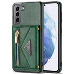 N.BEKUS for Samsung Galaxy S21+ 5G Well-protected Anti-scratch PU Leather + TPU Kickstand Design Wallet Phone Cover Case
