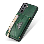 N.BEKUS for Samsung Galaxy S21+ 5G Well-protected Anti-scratch PU Leather + TPU Kickstand Design Wallet Phone Cover Case