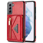 N.BEKUS for Samsung Galaxy S22+ 5G Case, PU Leather Coated TPU Kickstand Cover with Card Slots Holder and Strap