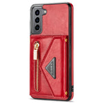 N.BEKUS for Samsung Galaxy S22+ 5G Case, PU Leather Coated TPU Kickstand Cover with Card Slots Holder and Strap