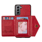 N.BEKUS for Samsung Galaxy S22+ 5G Case, PU Leather Coated TPU Kickstand Cover with Card Slots Holder and Strap