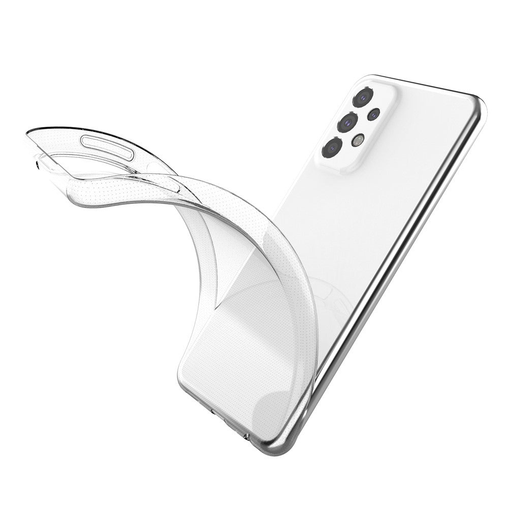 For Samsung Galaxy A23 4G / 5G Soft Flexible Durable TPU Case Shock-Absorption Anti-Scratch Clear Cover