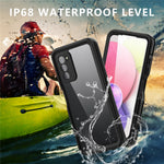 SHELLBOX For Samsung Galaxy A03s (165.8mm) (US) Dustproof IP68 Waterproof Case Phone Cover Support Fingerprint Unlocking