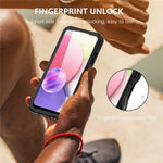 SHELLBOX For Samsung Galaxy A03s (165.8mm) (US) Dustproof IP68 Waterproof Case Phone Cover Support Fingerprint Unlocking