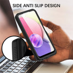 SHELLBOX For Samsung Galaxy A03s (165.8mm) (US) Dustproof IP68 Waterproof Case Phone Cover Support Fingerprint Unlocking